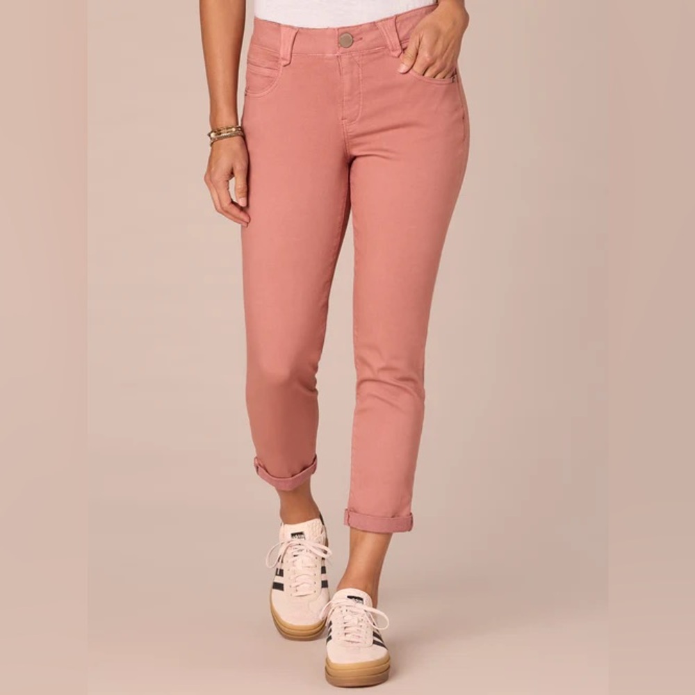 Wax Jeans Straight Leg Pink